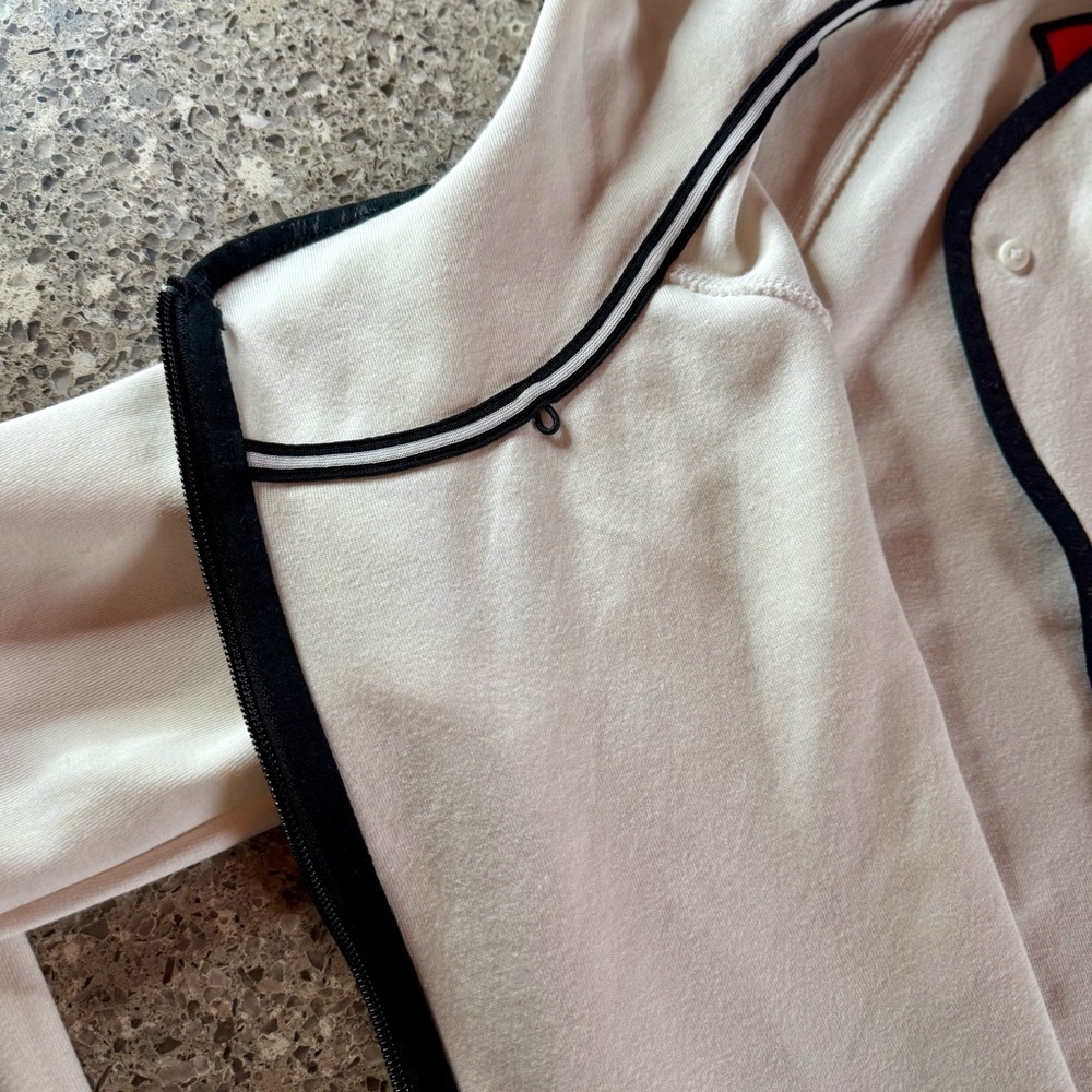 Nike Sportswear Tech Fleece Women's Full Zip Cape Hoodie - Size S - White - Picture 9 of 16
